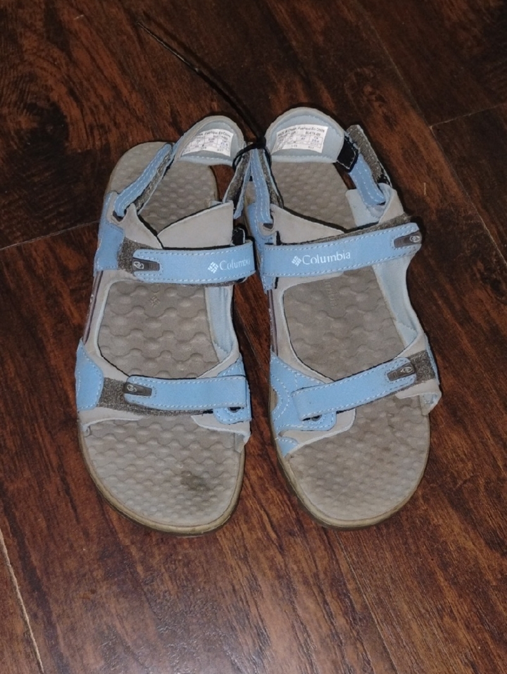 Columbia Blue and Gray Women's Outdoor Sandals